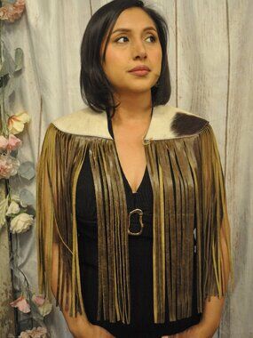 cowhide shawl